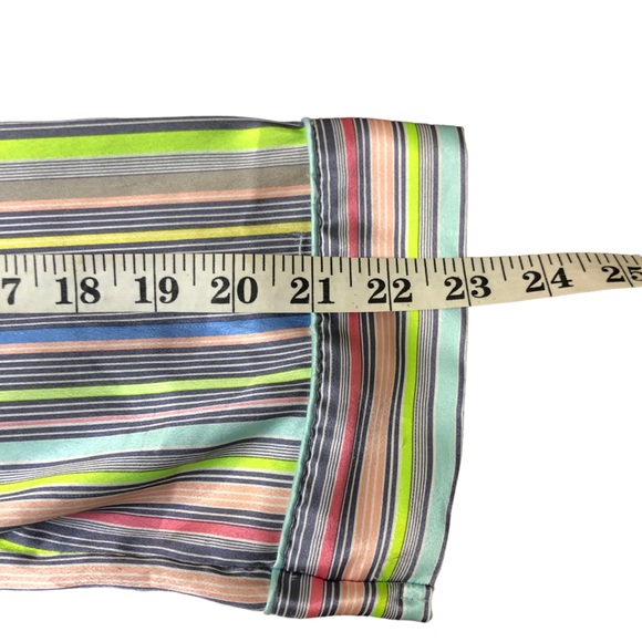 Victoria's Secret Satin Striped Pajama Shirt SZ M - Picture 13 of 13